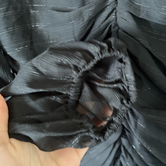 House of Harlow 1960 Black Ruche Dress - Picture 9 of 12